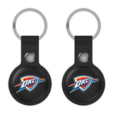 Oklahoma City Thunder Insignia Black Airtag Holder 2-Pack
