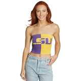 LSU Two Tone Tube Top