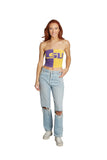LSU Two Tone Tube Top