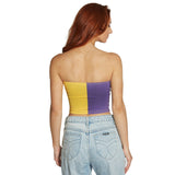 LSU Two Tone Tube Top