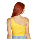 LSU Yellow One Shoulder Top