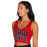 Ohio State OSU Buckeyes Red Crop Tank Top