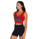 Ohio State OSU Buckeyes Red Crop Tank Top