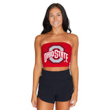 Ohio State OSU Buckeyes Red Tube Top