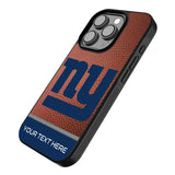 New York Giants Personalized Football Bump Phone Case for Apple iPhone