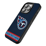 Tennessee Titans Personalized Stripe Bump Phone Case for Apple iPhone