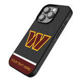 Washington Commanders Personalized EndZone Plus Bump Phone Case for Apple iPhone