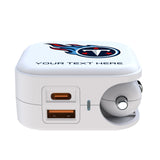 Tennessee Titans Personalized Insignia 2 in 1 USB Charger