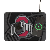 Ohio State University Buckeyes Monocolor Tilt 15-Watt Wireless Charger and Mouse Pad