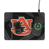 University of Auburn Tigers Personalized Tilt 15-Watt Wireless Charger and Mouse Pad