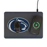 Pennsylvania State University Nittany Lions Linen 15-Watt Wireless Charger and Mouse Pad