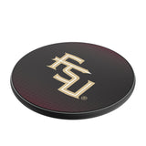 Florida State University Seminoles Athletic Wordmark Linen 15-Watt Wireless Charger