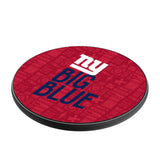 New York Giants 2024 Illustrated Limited Edition 15-Watt Wireless Charger