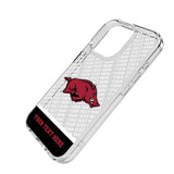 University of Arkansas Fayetteville Razorbacks Personalized EndZone Plus Clear Phone Case for Apple iPhone