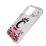 University of Cincinnati Bearcats Confetti Clear Phone Case for Apple iPhone