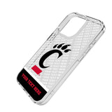 University of Cincinnati Bearcats Personalized EndZone Plus Clear Phone Case for Apple iPhone