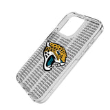 Jacksonville Jaguars Text Backdrop Clear Phone Case for Apple iPhone