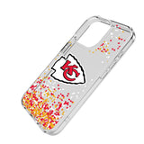 Kansas City Chiefs Confetti Clear Phone Case for Apple iPhone