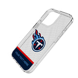 Tennessee Titans Personalized EndZone Plus Clear Phone Case for Apple iPhone