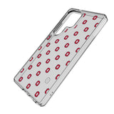 Ohio State University Buckeyes Fashion Pattern Clear Phone Case for Samsung Galaxy