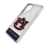 University of Auburn Tigers Personalized EndZone Plus Clear Phone Case for Samsung Galaxy