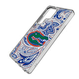 University of Florida Gators Paisley Clear Phone Case for Samsung Galaxy