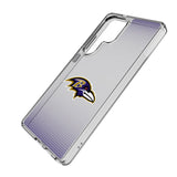Baltimore Ravens Linen Clear Phone Case for Samsung Galaxy