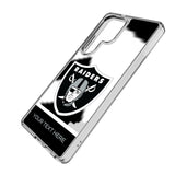 Las Vegas Raiders Personalized EndZone Plus Clear Phone Case for Samsung Galaxy