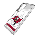 Tampa Bay Buccaneers Personalized Tilt Clear Phone Case for Samsung Galaxy