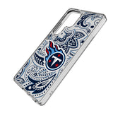 Tennessee Titans Paisley Clear Phone Case for Samsung Galaxy