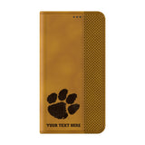 Clemson University Tigers Personalized Burn Folio Phone Case for Samsung Galaxy