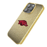 University of Arkansas Fayetteville Razorbacks Linen Bling Phone Case for Apple iPhone