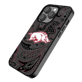 University of Arkansas Fayetteville Razorbacks Paisley MagSafe Compatible Phone Case for Apple iPhone