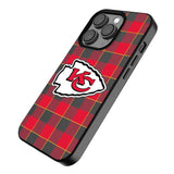 Kansas City Chiefs Plaid MagSafe Compatible Phone Case for Apple iPhone