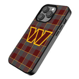 Washington Commanders Plaid MagSafe Compatible Phone Case for Apple iPhone