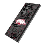 University of Arkansas Fayetteville Razorbacks Paisley MagSafe Compatible Phone Case for Samsung Galaxy