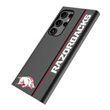 University of Arkansas Fayetteville Razorbacks Sidebar MagSafe Compatible Phone Case for Samsung Galaxy
