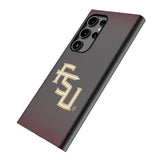 Florida State University Seminoles Athletic Wordmark Linen MagSafe Compatible Phone Case for Samsung Galaxy