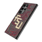 Florida State University Seminoles Athletic Wordmark Paisley MagSafe Compatible Phone Case for Samsung Galaxy