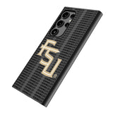 Florida State University Seminoles Athletic Wordmark Text Backdrop MagSafe Compatible Phone Case for Samsung Galaxy