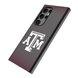 Texas A&M University Aggies Linen MagSafe Compatible Phone Case for Samsung Galaxy