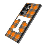 University of Tennessee Volunteers Plaid MagSafe Compatible Phone Case for Samsung Galaxy