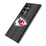 Kansas City Chiefs Text Backdrop MagSafe Compatible Phone Case for Samsung Galaxy