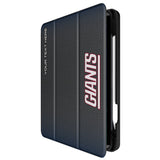 New York Giants Personalized Linen Tablet Case for Apple iPad