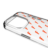 University of Florida Gators Fashion Pattern Clear Phone Case for Apple iPhone