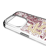 Florida State University Seminoles Athletic Wordmark Paisley Clear Phone Case for Apple iPhone