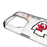 Kansas City Chiefs Confetti Clear Phone Case for Apple iPhone
