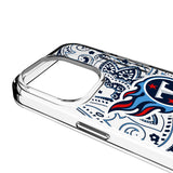 Tennessee Titans Paisley Clear Phone Case for Apple iPhone