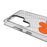 Clemson University Tigers Personalized EndZone Plus Clear Phone Case for Samsung Galaxy