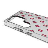 Ohio State University Buckeyes Fashion Pattern Clear Phone Case for Samsung Galaxy